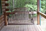 North Georgia cabin rentals- front porch